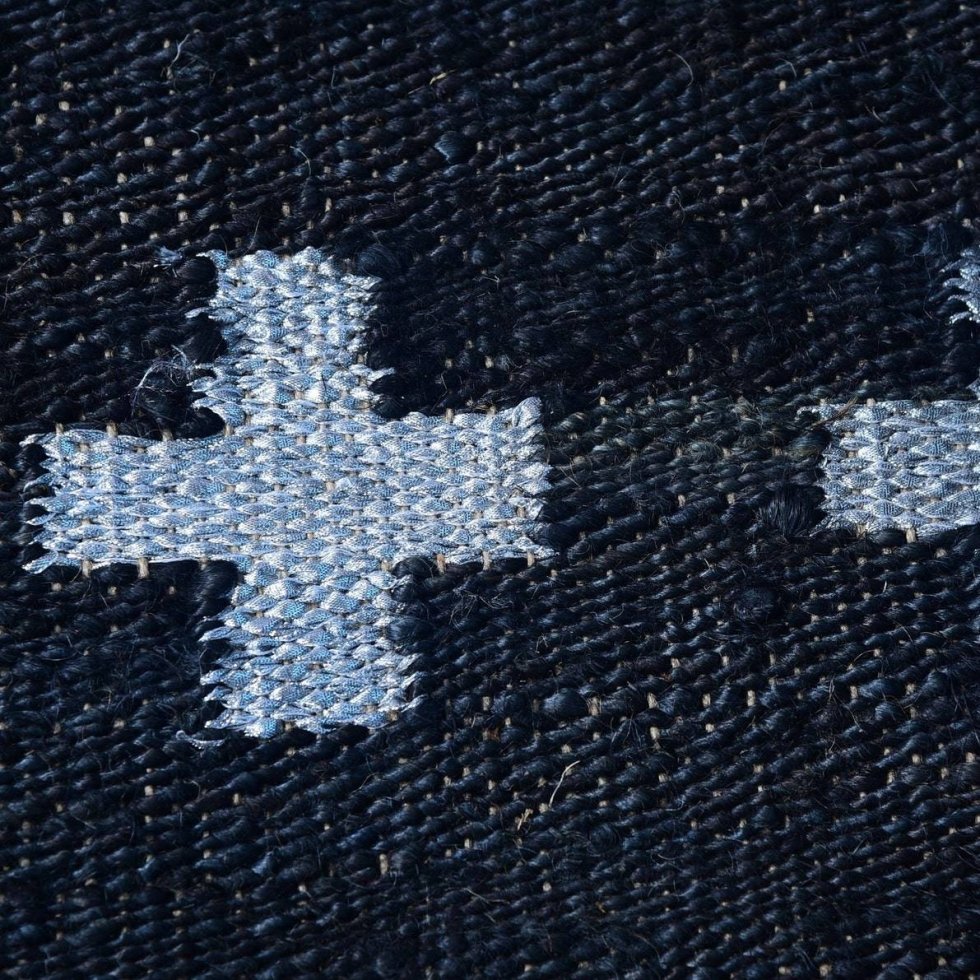Tapis croisé en chanvre et jute – Image 4