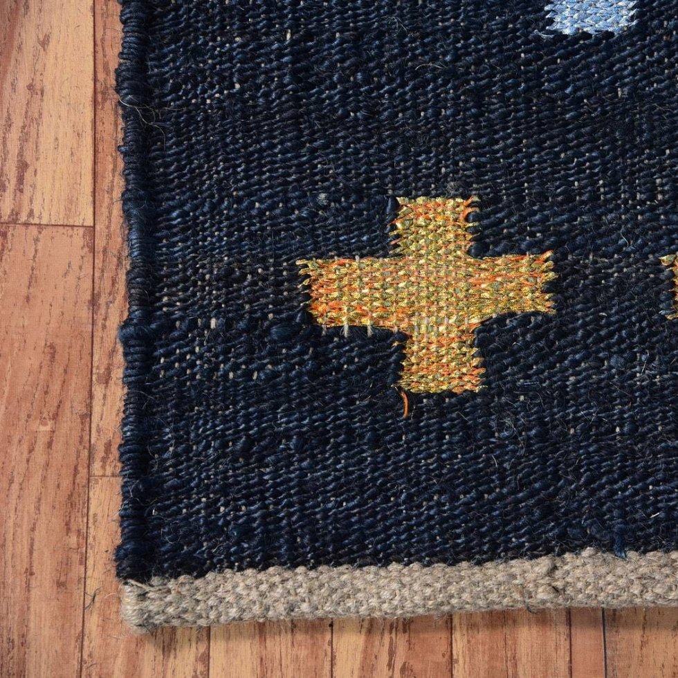 Tapis croisé en chanvre et jute – Image 5