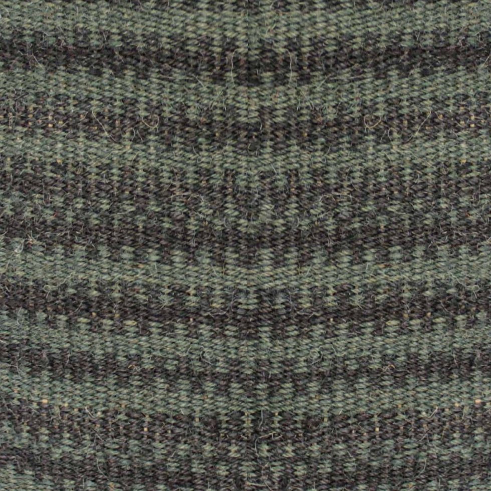 Panier rond en jute avec bordure ivoire – Image 2