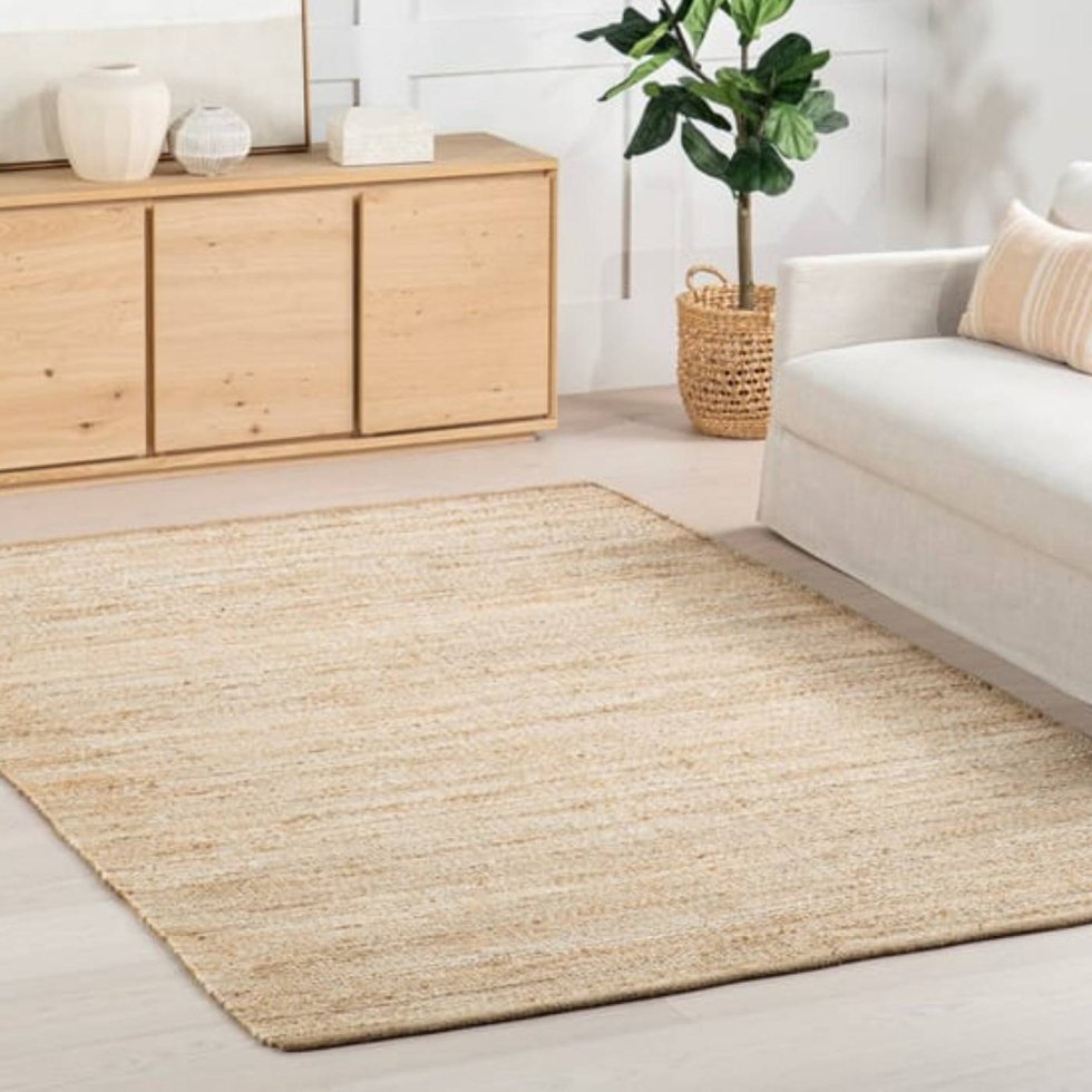 Tapis en fibre de jute naturelle