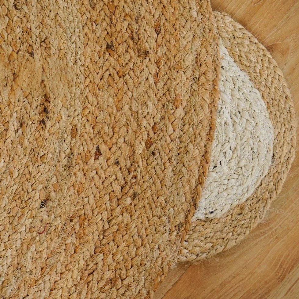 Tapis de jute rond chambre d'enfant – Image 2
