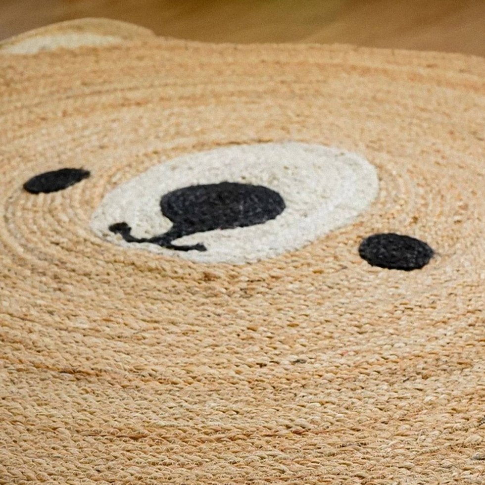 Tapis de jute rond chambre d'enfant – Image 4