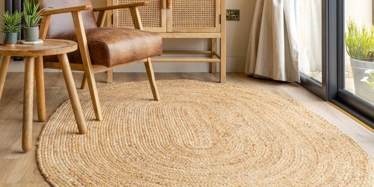 Tapis en jute ou tapis synthétiques : lequel est le meilleur pour votre maison ? jute rug main style