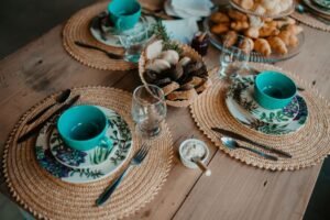 Accueil jute placemats styling 1